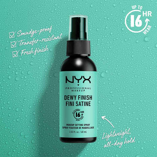 NYX Professional Makeup Up to 16 HR Makeup Setting Spray Dewy Finish