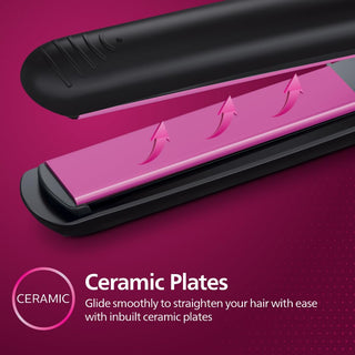 Philips Selfie Hair Straightener I Minimized Heat Damage with SilkPro Care