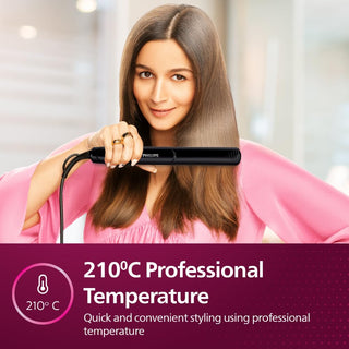 Philips Selfie Hair Straightener I Minimized Heat Damage with SilkPro Care