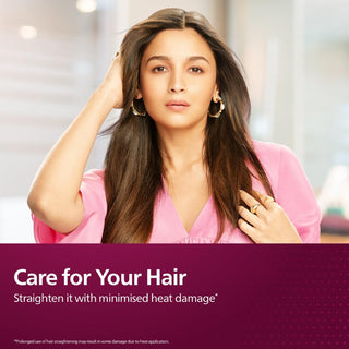Philips Selfie Hair Straightener I Minimized Heat Damage with SilkPro Care
