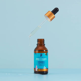 Pilgrim Vitamin C Night Serum (Oil-based) with Hyaluronic Acid & White Lotus (30 ml)_SilkRoutes_2
