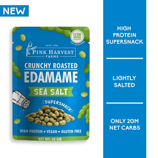 Pink Harvest Crunchy Roasted Edamame - Sea Salt_SilkRoutes_1