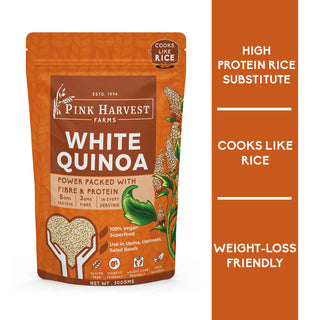 Pink Harvest White Quinoa 500g | 10 Servings_SilkRoutes_1
