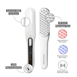 Protouch LED Hair Growth Therapy Comb (White)_SilkRoutes_6