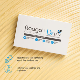 Raaga Professional Detan - Tan Remover Cream 72 g (6 x 12 g)_SilkRoutes_3