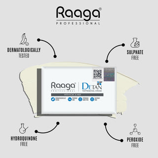 Raaga Professional Detan - Tan Remover Cream 72 g (6 x 12 g)_SilkRoutes_5