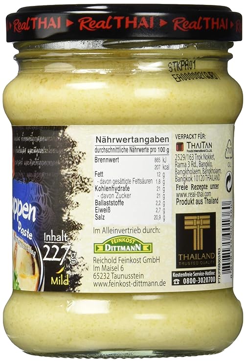 Real THAI Original Thai Cuisine Tom Kha Soup Paste 227 GM – SilkRoutes ...