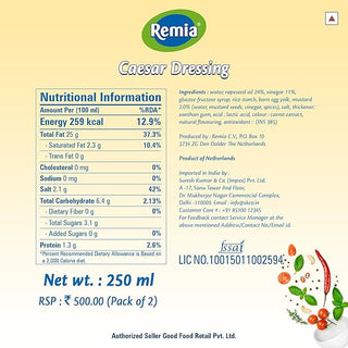 Remia Dressing Ceaser's Pack of 2_SilkRoutes_4