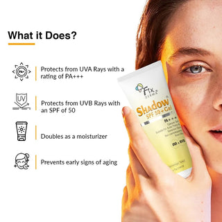 Shadow Sunscreen For Oily Skin SPF 50+ Gel - Acne Prone_SilkRoutes_3