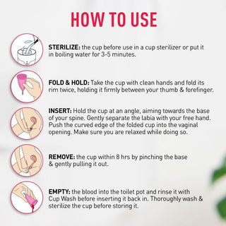 Sirona FDA Approved Reusable Menstrual Cup for Women Protection for Up to 8-10 Hours
