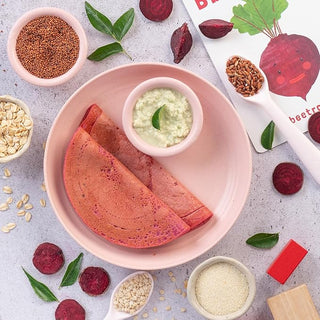 Slurrp Farm Beetroot Multigrain Millet Dosa Mix 150g (Pack Of 3)_SilkRoutes_4