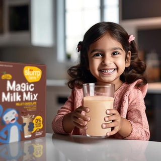 Slurrp Farm Magic Milk Mix - Millet Chocolate 250 g_SilkRoutes_4