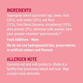 Slurrp Farm NO ADDED SUGAR, Strawberry, Ragi & Rice Cereal 200 gm_SilkRoutes_5