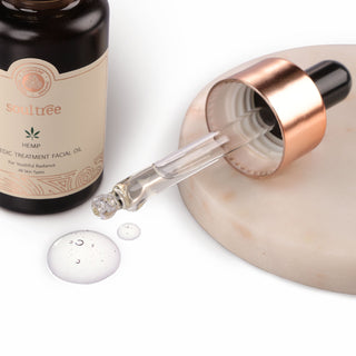 Soultree Hemp Ayurvedic Treatment Facial Oil for Youthful Radiance_SilkRoutes_3