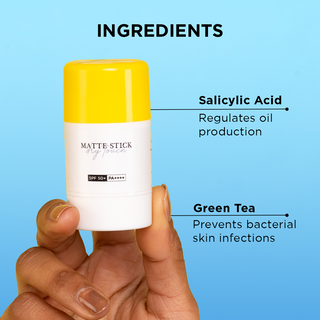 SunScoop Matte Dry Touch Sunstick for Oily Skin | SPF 50 & PA++++ (18gm)_SilkRoutes_4