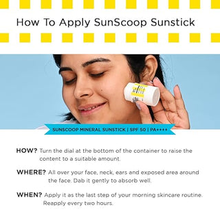 SunScoop Mineral Sunstick | SPF 50 | PA++++(15gm)_SilkRoutes_4