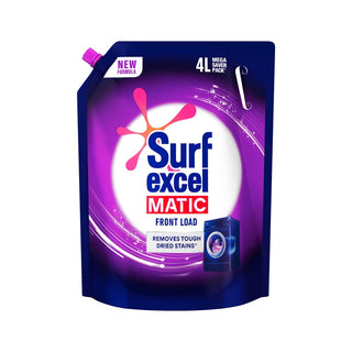 SurfExcelMaticFrontLoadLiquidDetergent4LRefillPouch_DesignedforToughStainRemovalonLaundryinWashingMachines-MegaSaverPack_SilkRoutes_1