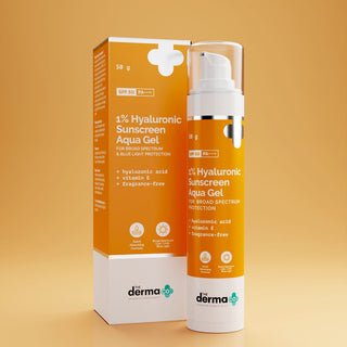 The Derma Co. 1% Hyaluronic Sunscreen Aqua Gel SPF 50 PA++++