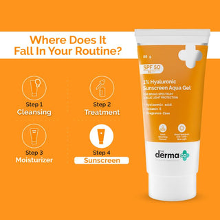 The Derma Co. 1% Hyaluronic Sunscreen Aqua Gel SPF 50 PA++++_SilkRoutes_4