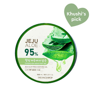 The Face Shop Jeju Aloe Fresh Soothing Gel(300ml)_SilkRoutes_1