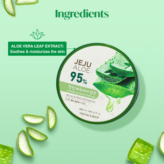 The Face Shop Jeju Aloe Fresh Soothing Gel(300ml)_SilkRoutes_4