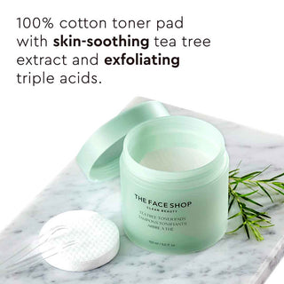 The Face Shop Tea Tree Toner Pads(150ml)_SilkRoutes_3