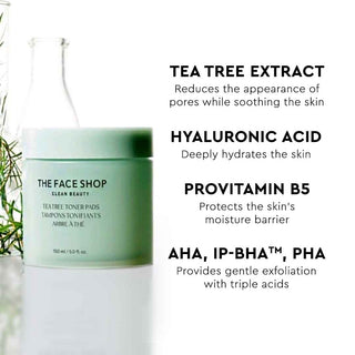 The Face Shop Tea Tree Toner Pads(150ml)_SilkRoutes_5