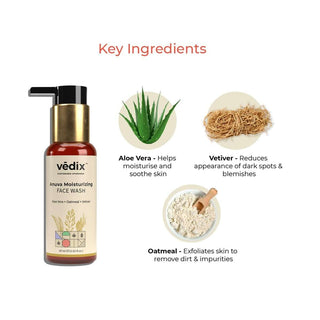 VEDIX Anuva Moisturizing Face Wash For Women 60ml_SilkRoutes_2