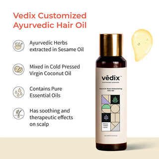 VEDIX Jeevath Root Stimulating Hair Oil For Women 100ml_SilkRoutes_2