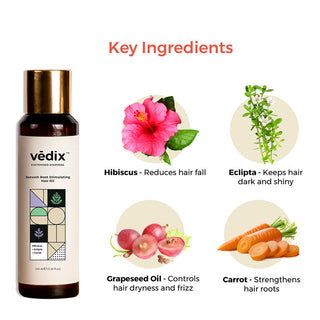 VEDIX Jeevath Root Stimulating Hair Oil For Women 100ml_SilkRoutes_3