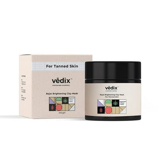 VEDIX Rejat Brightening Clay Mask For Tanned Skin 100gms_SilkRoutes_1