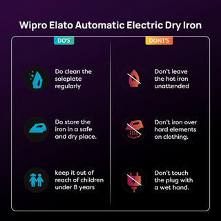 Wipro Elato GD203 1200 Watt Heavyweight Dry Iron